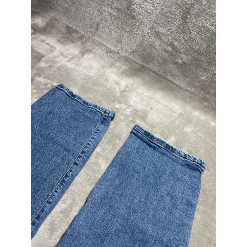 Oliver Logan Button Fly Straight Jeans Women Size 28 Light Wash Mid Rise - Picture 4 of 16